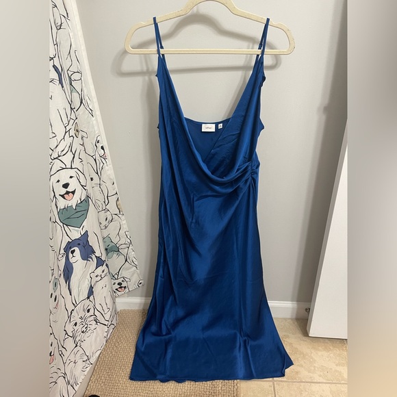 Aritzia Wilfred Scenery Dress in Ultramarine Blue in size USWXL - Picture 4 of 6